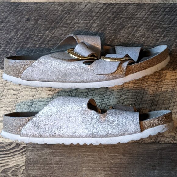 Birkenstock Arizona Sandals Suede Leather Birks - Picture 3 of 7